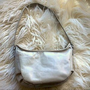 Grey HOBO Brand Shoulder Bag